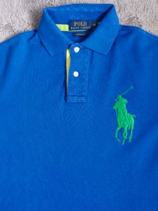 Polo Ralph Lauren Big Pony Blu XS Custom Fit
