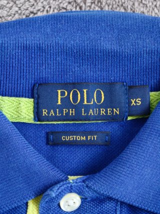 Polo Ralph Lauren Big Pony Blu XS Custom Fit