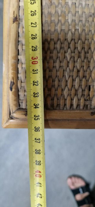 Tavolo ausiliario in rattan e bambù URGENTE PER TRASLOCAZIONE