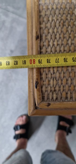 Tavolo ausiliario in rattan e bambù URGENTE PER TRASLOCAZIONE