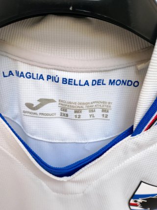 Maglia calcio Sampdoria Joma taglia YL 12 anni