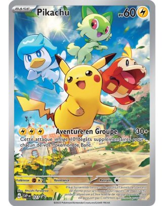 Carta Pokémon Pikachu Base PV60