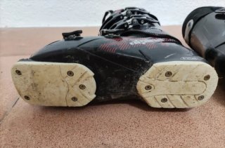 Stivali da sci Alpina neri con chiusure a fibbia