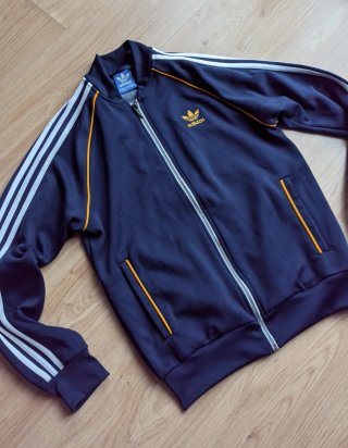 Chaqueta de chándal Adidas Originals azul marino