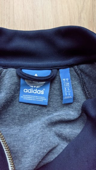 Chaqueta de chándal Adidas Originals azul marino