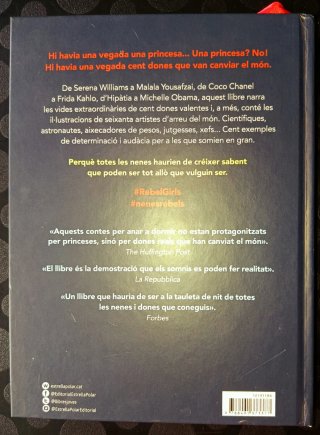 Contes de bona nit per a nenes rebels. (Catalán)
