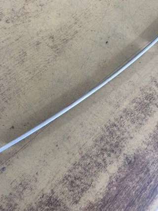Junquillo aluminio aleta trasera Citroen 2 CV