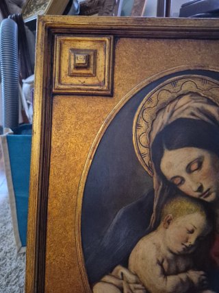 Cuadro Virgen María y Niño Jesús