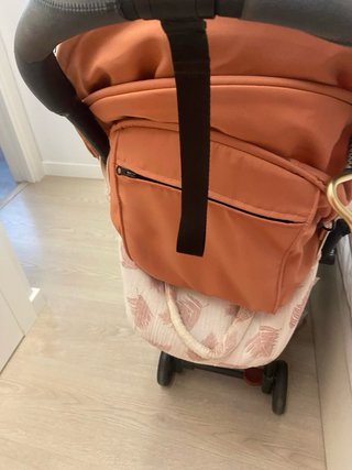 Silla de bebé YOYO rosa+saco YOYO a juego