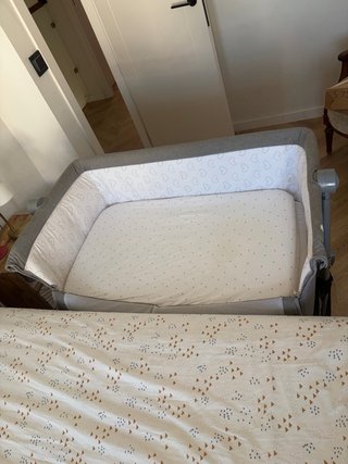 Minicuna colecho Ibaby gris
