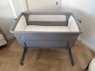Minicuna colecho Ibaby gris