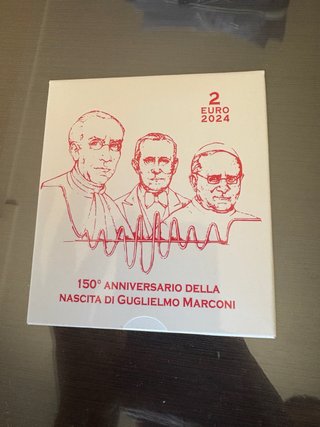 Moneda 2 Euros Marconi 2024 Proof