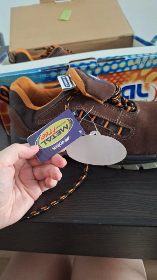 Zapatos Seguridad Anibal Marrón Talla 45