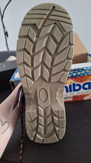Zapatos Seguridad Anibal Marrón Talla 45