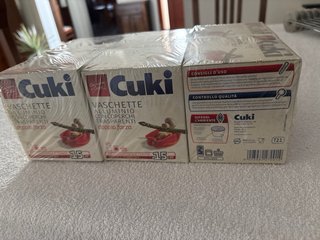 Cuki Vaschette Alluminio 6x15 pz