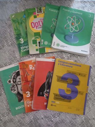 Libros de texto 3° ESO