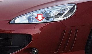 Tapa lavafaros Peugeot 407 Coupé 7414SX