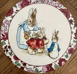 Colgante decorativo infantil conejitos