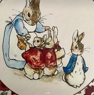 Colgante decorativo infantil conejitos