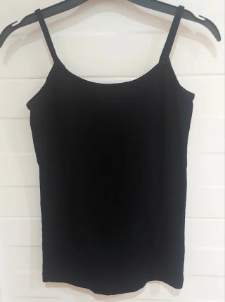 Camiseta tirantes negra Atmosphere talla S