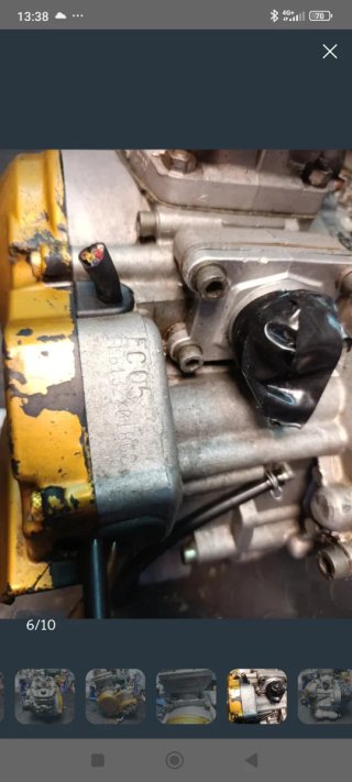 Motor Gas Gas 50cc trucado a 70cc
