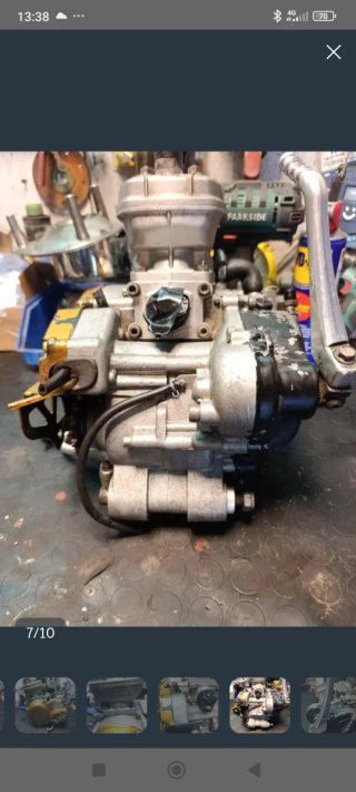 Motor Gas Gas 50cc trucado a 70cc