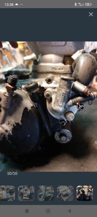 Motor Gas Gas 50cc trucado a 70cc