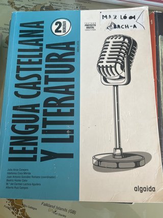 Lengua castellana y literatura 2 Bachillerato