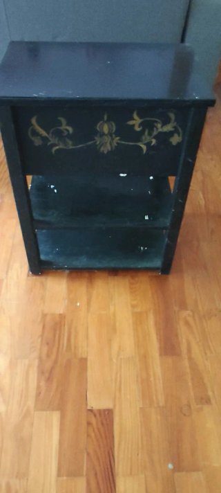 Mueble auxiliar con cajón y estantes