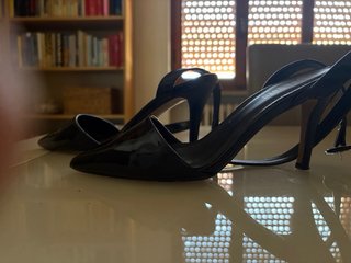 Scarpe Gold&Gold vernice nere
