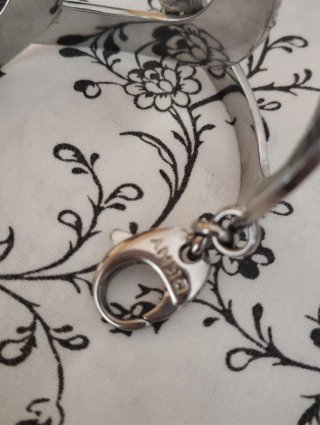 Pulsera DKNY plateada ajustable