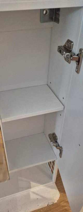 Mueble Baño Vasagle Blanco Espejo