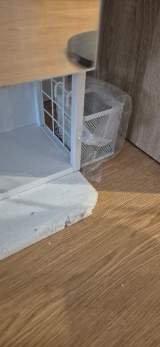 Mueble Baño Vasagle Blanco Espejo
