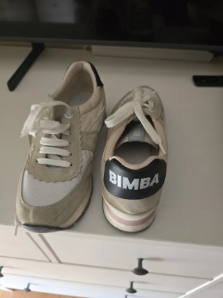 Zapatillas Beige y Rosa