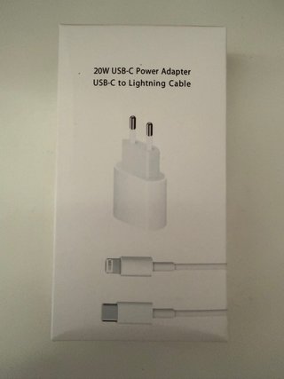 Cargador USB-C 20W + Cable Lightning