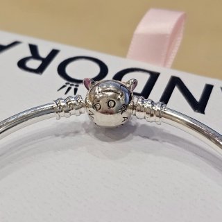 Pulsera Pandora Stitch Rígida Disney 19 cm