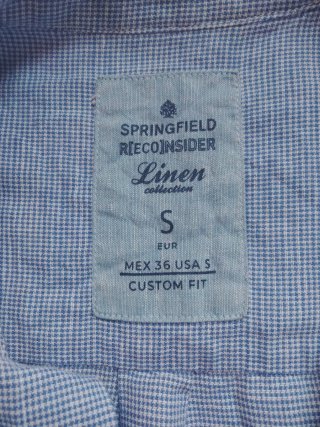 Camisa Springfield Talla S con recogida de mangas