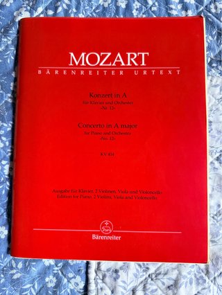 Partitura Mozart - Concierto en La Mayor KV 414
