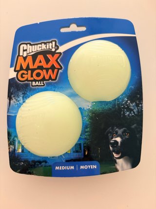 Chuckit! Max Glow Pelotas Mediana (2 uds)