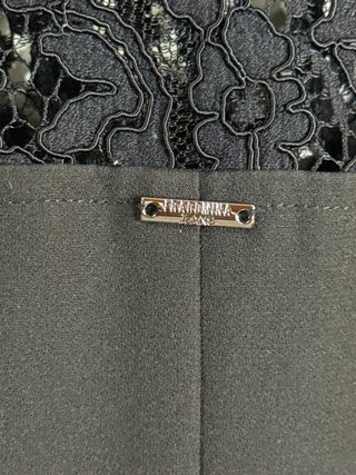Vestido Francumina Negro Encaje