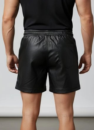 Pantalón corto cuero S