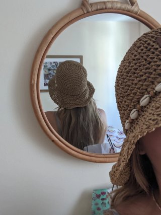 Sombrero de paja mujer verano