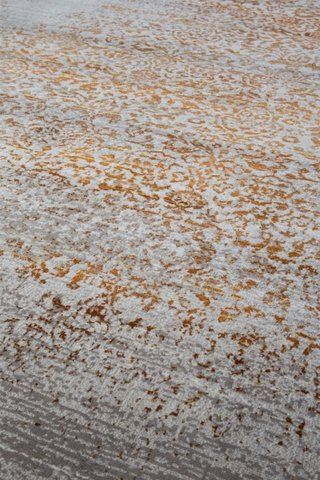 Alfombra Magic Naranja Gris
