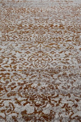 Alfombra Magic Naranja Gris