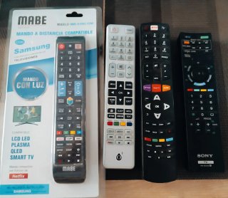 Mandos a distancia TV Mabe, Samsung, Sony