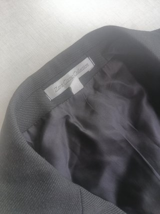Blazer Zara Gris Talla 50