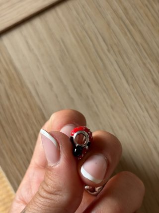 Charm Minnie Mouse para Pandora Rojo