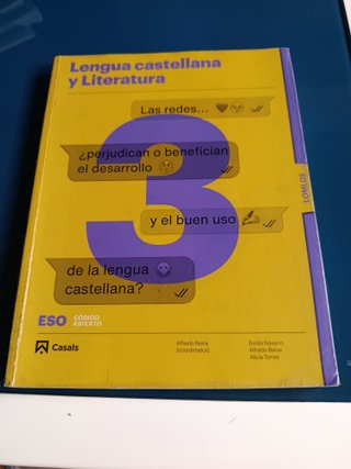 Lengua castellana y literatura 3 ESO : código a...