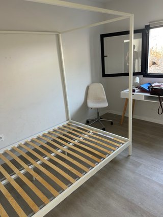 Estructura Cama Dosel VITARNA Blanca