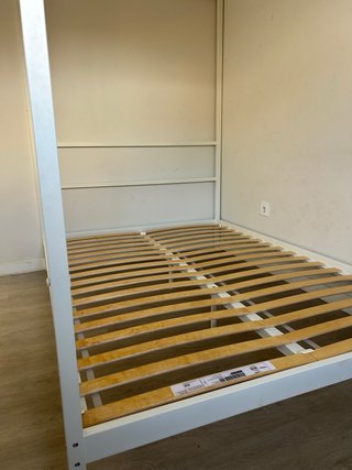 Estructura Cama Dosel VITARNA Blanca
